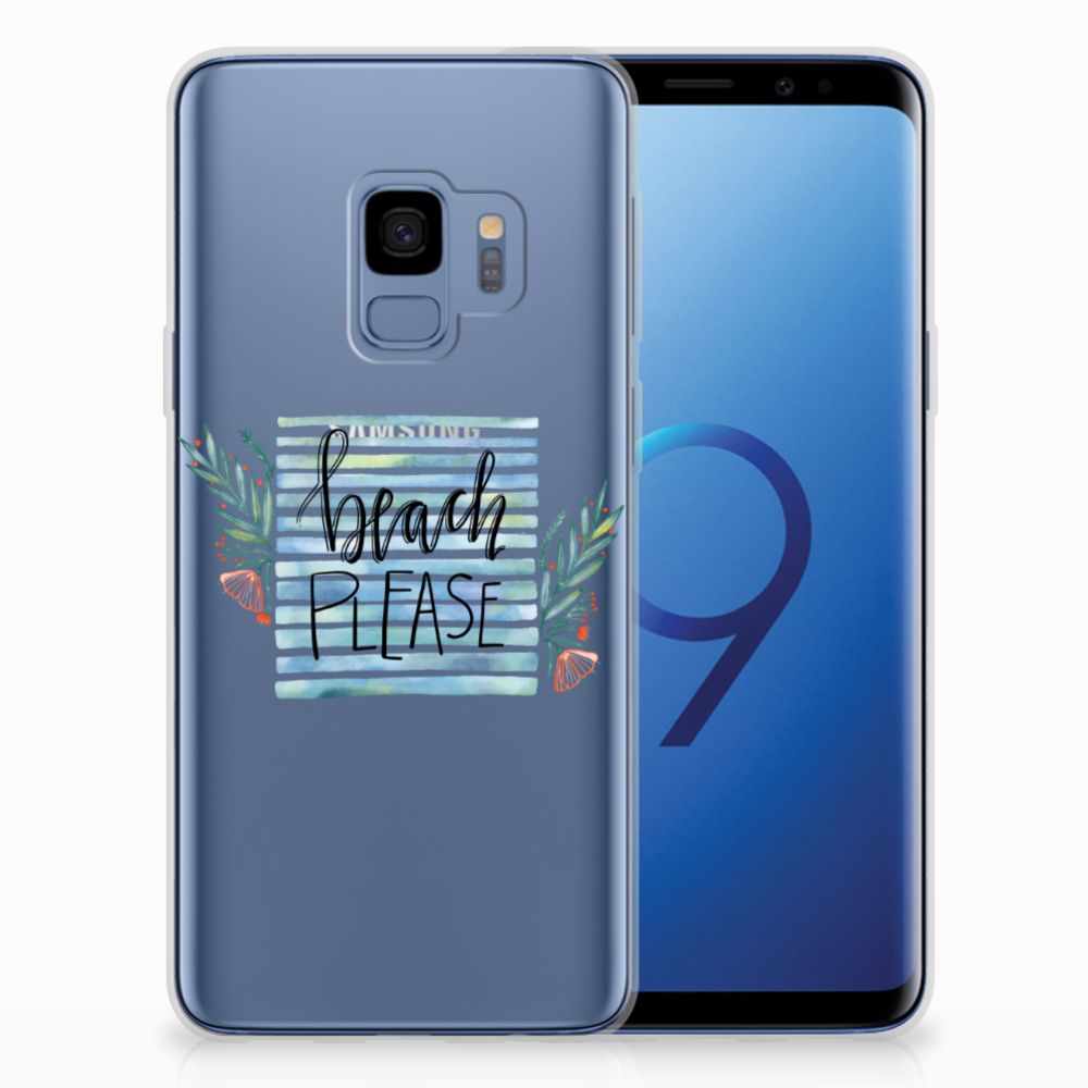 Samsung Galaxy S9 Telefoonhoesje met Naam Boho Beach