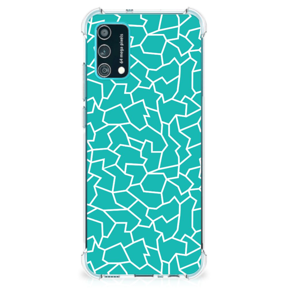 Samsung Galaxy M02s | A02s Back Cover Cracks Blue B2C Telecom