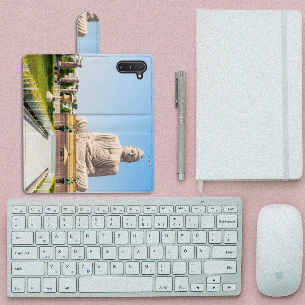 Samsung Galaxy Note 10 Flip Cover Boeddha