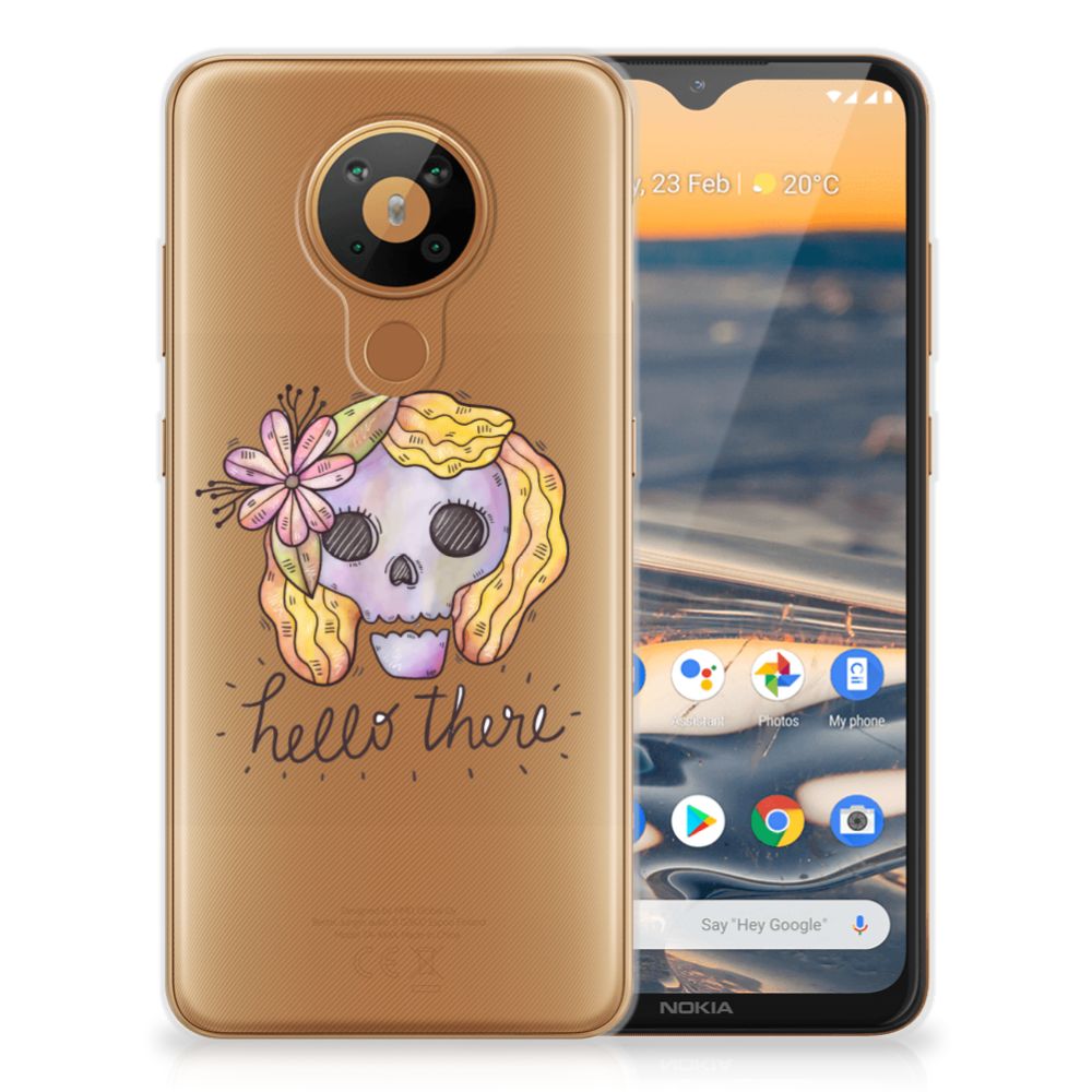 Silicone Back Case Nokia 5.3 Boho Skull B2C Telecom