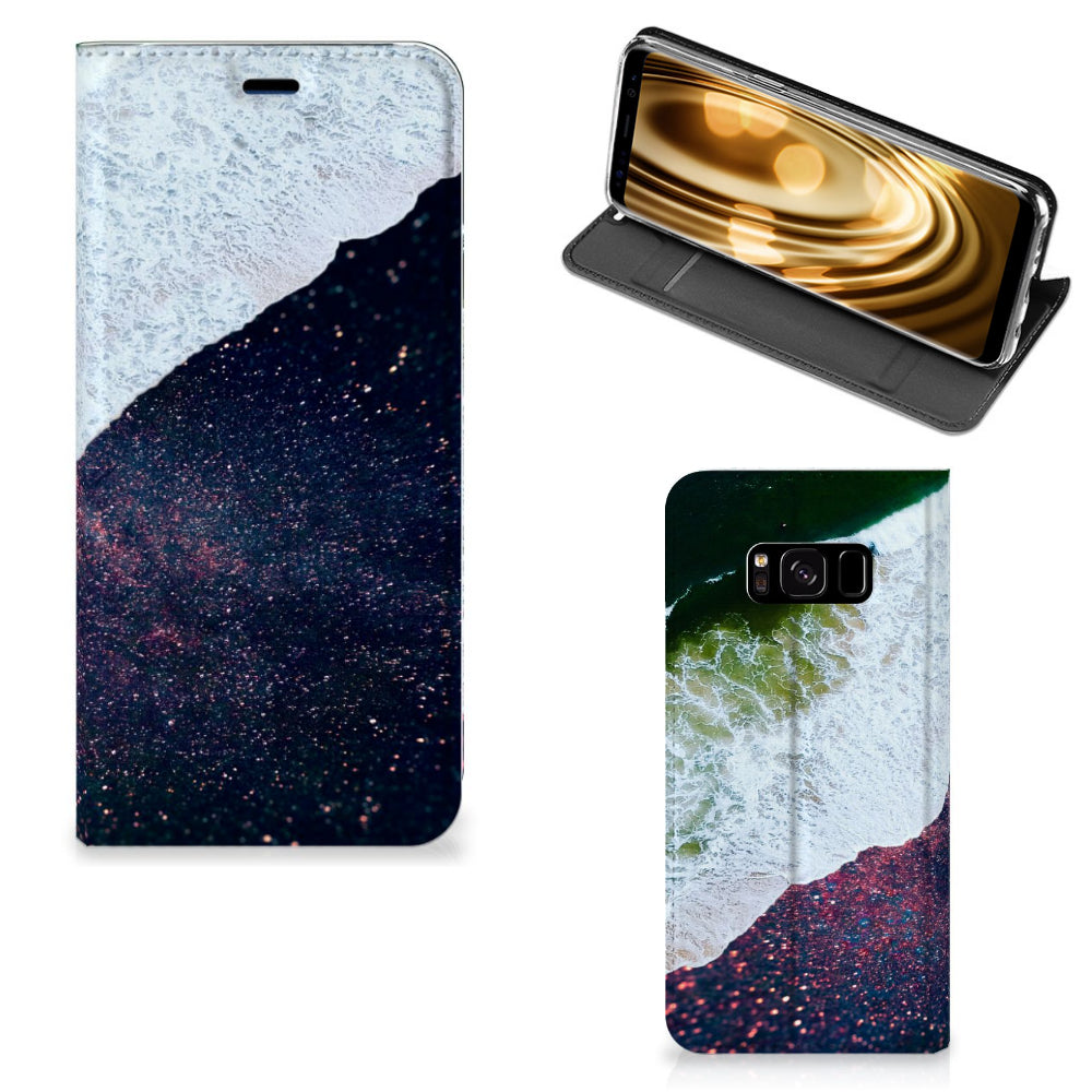 Samsung Galaxy S8 Stand Case Sea in Space
