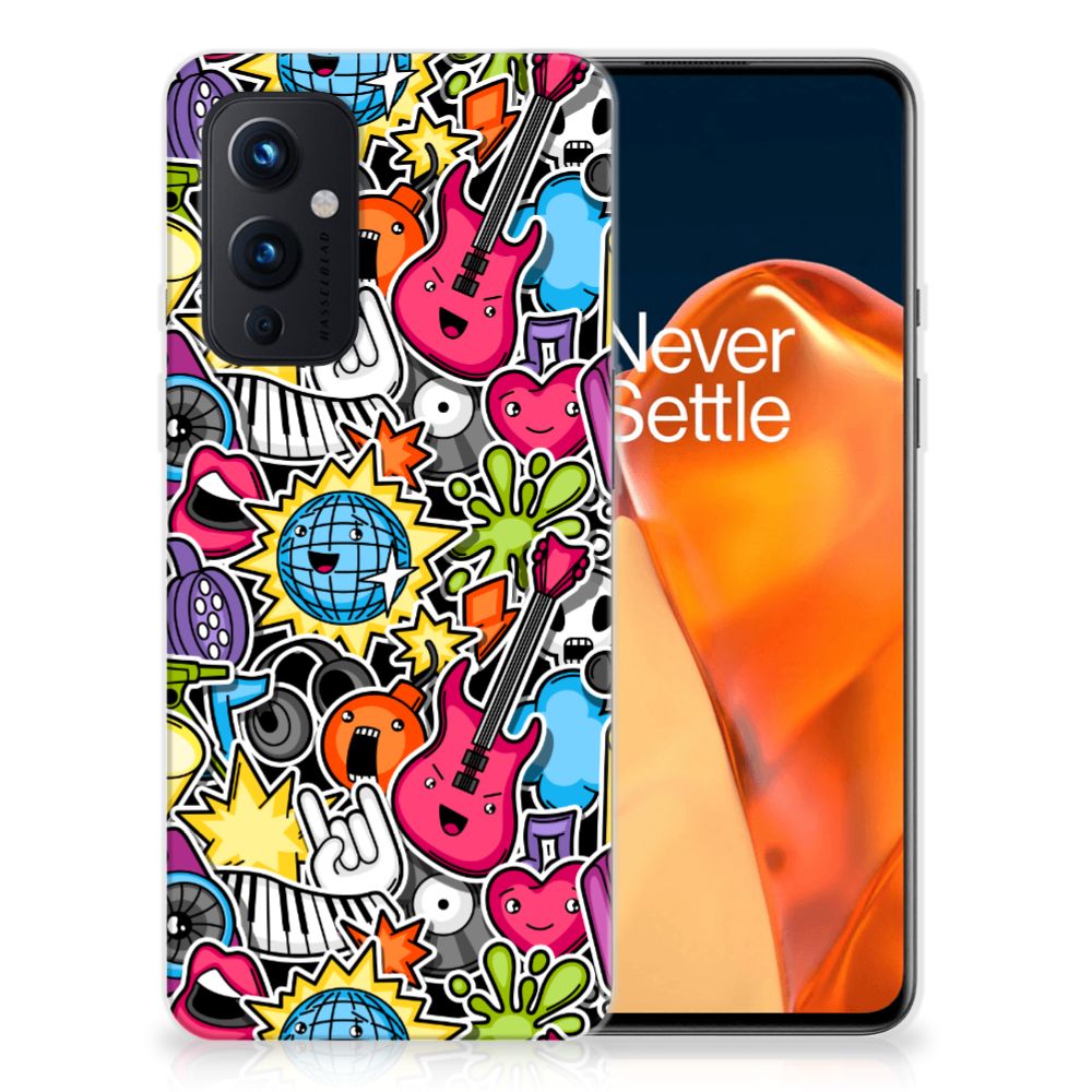 OnePlus 9 Silicone Back Cover Punk Rock