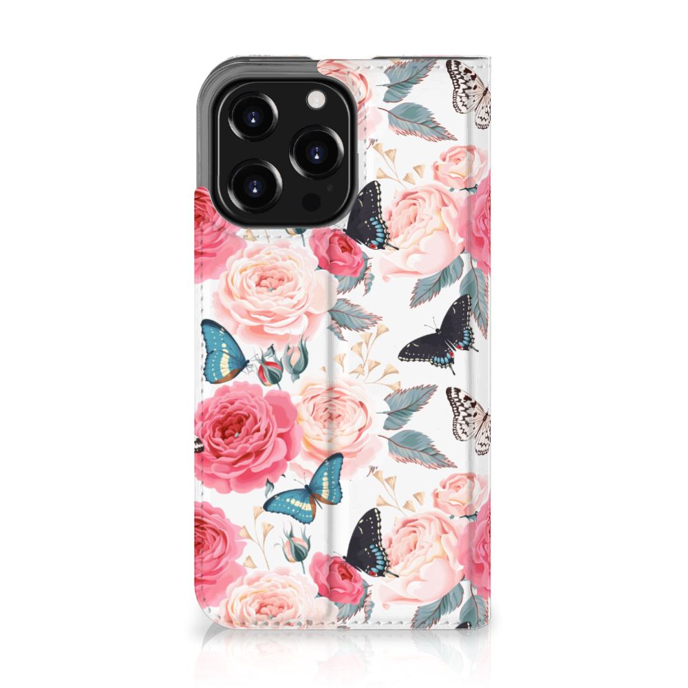 iPhone 13 Pro Smart Cover Butterfly Roses - B2C Telecom