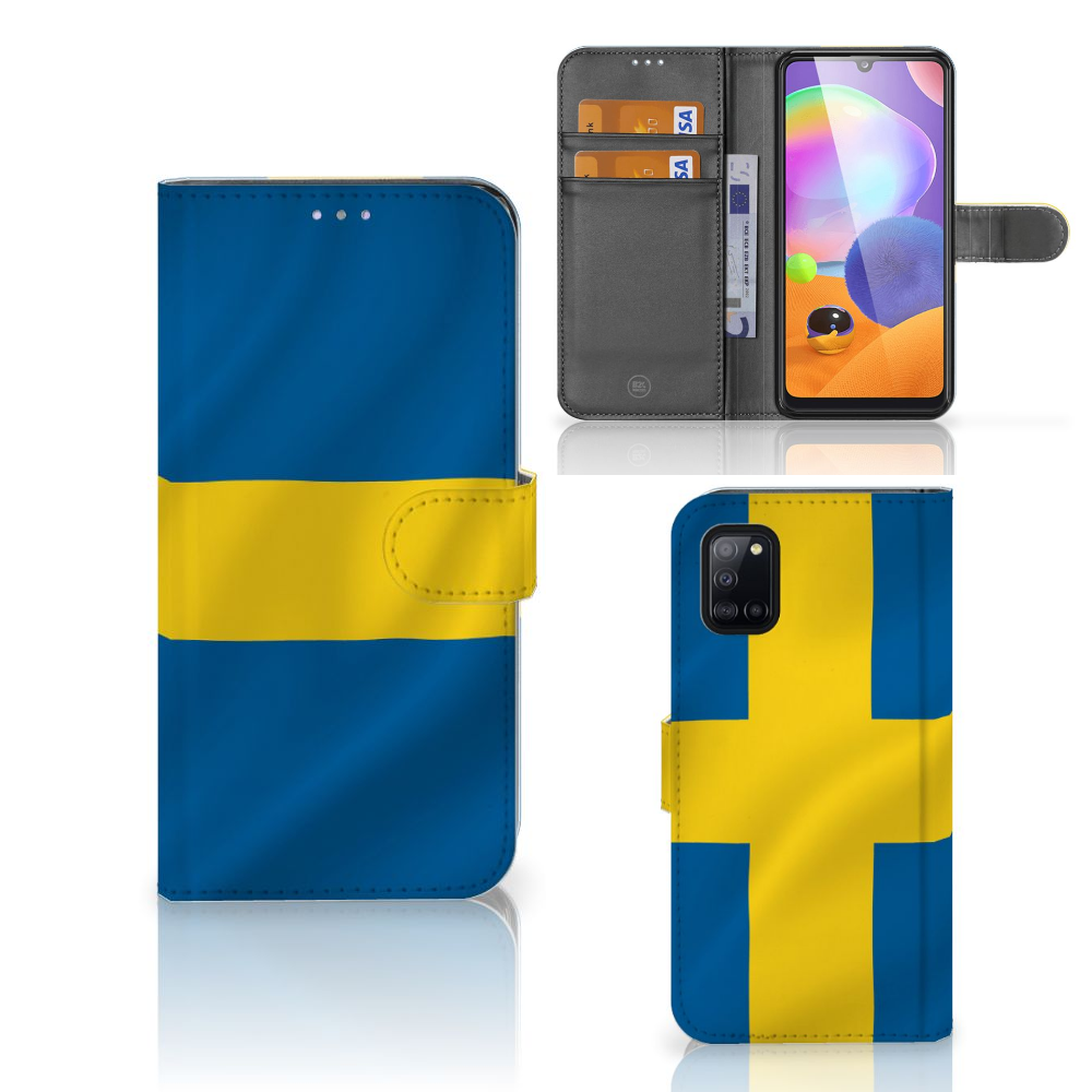 Samsung Galaxy A31 Bookstyle Case Zweden
