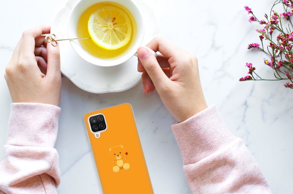 Samsung Galaxy A12 Telefoonhoesje met Naam Baby Beer B2C Telecom