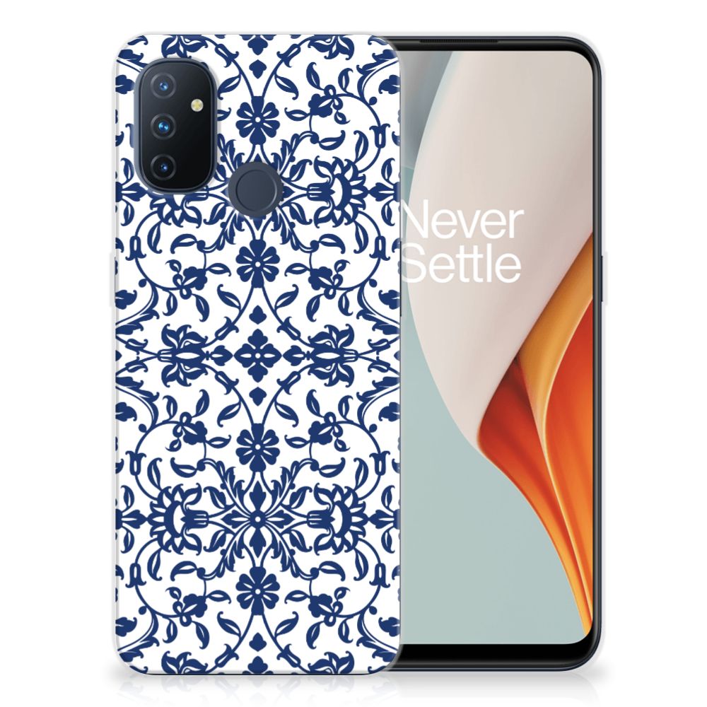 OnePlus Nord N100 TPU Case Flower Blue