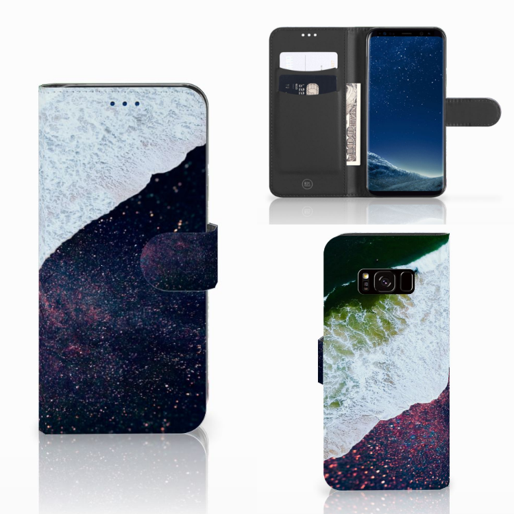Samsung Galaxy S8 Book Case Sea in Space