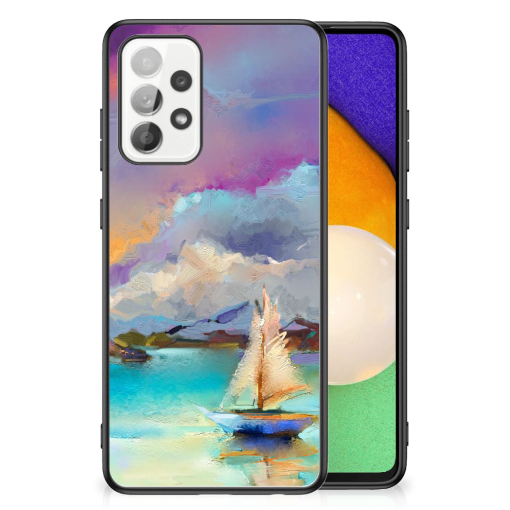 Kleurrijke Telefoonhoesje Samsung Galaxy A52 | A52s (5G/4G) Boat