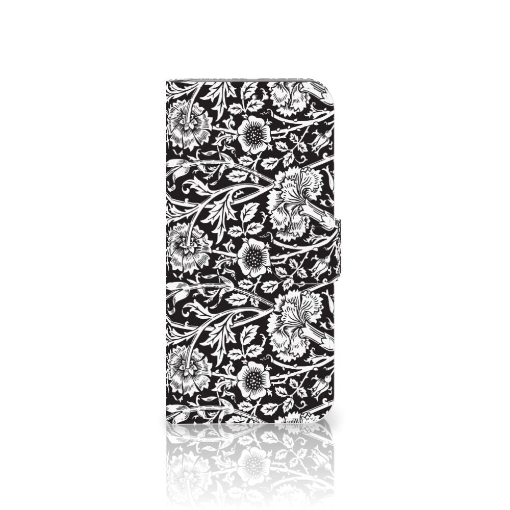 Samsung Galaxy S10 Plus Hoesje Black Flowers