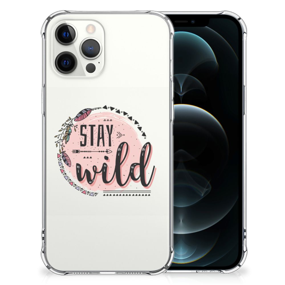 iPhone 12 Pro Max Stevig Bumper Hoesje Boho Stay Wild B2C Telecom