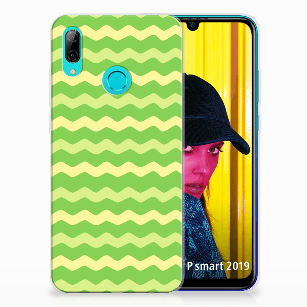 Huawei P Smart 2019 TPU bumper Waves Green