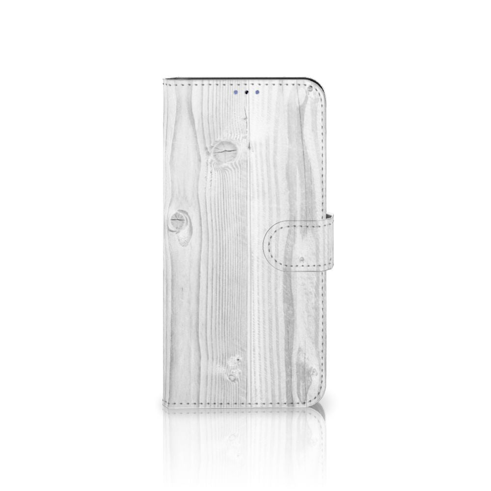 Xiaomi 12 Pro Book Style Case White Wood