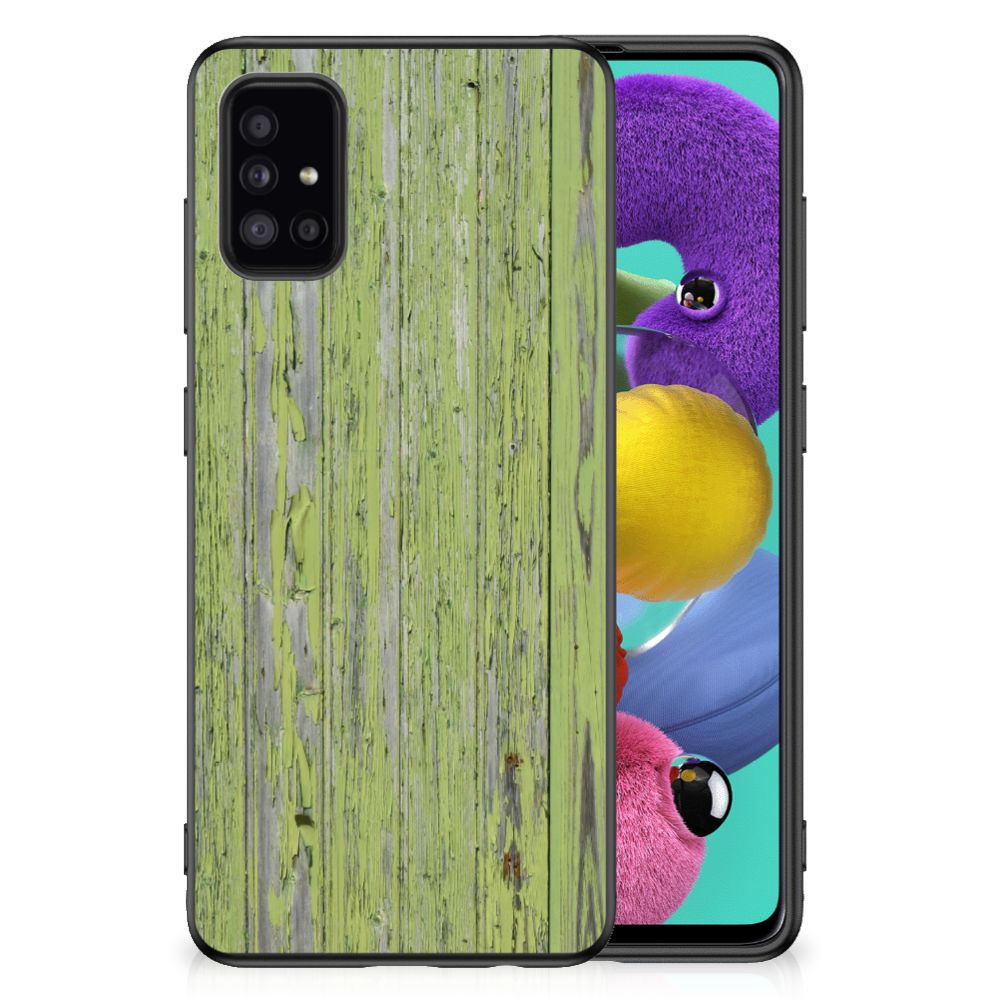 Samsung Galaxy A51 Grip Case Green Wood