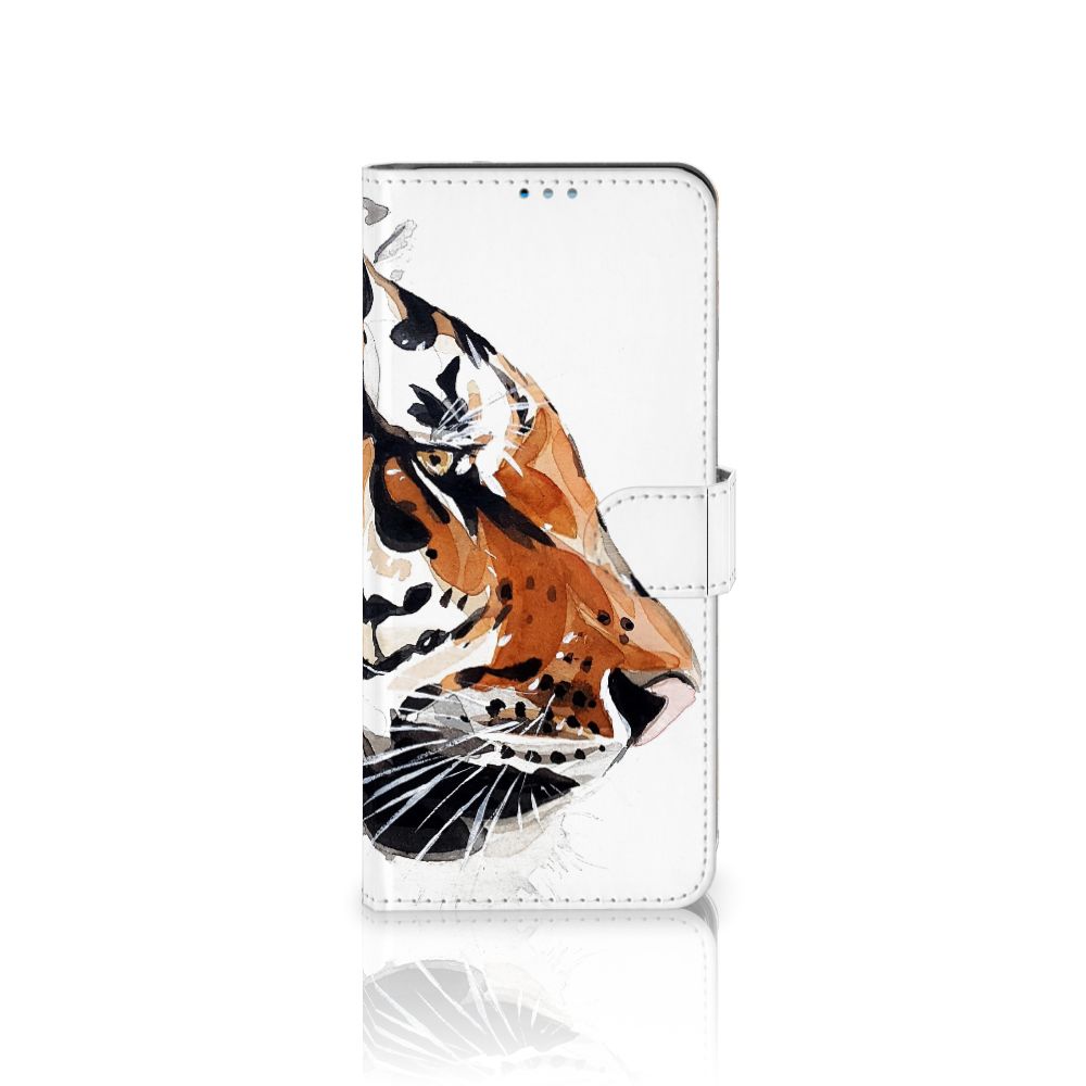Hoesje Motorola Moto G9 Plus Watercolor Tiger