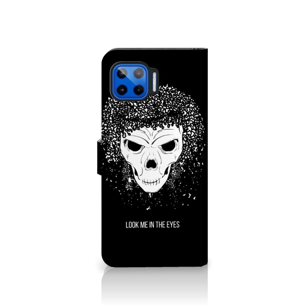 Telefoonhoesje met Naam Motorola Moto G 5G Plus Skull Hair