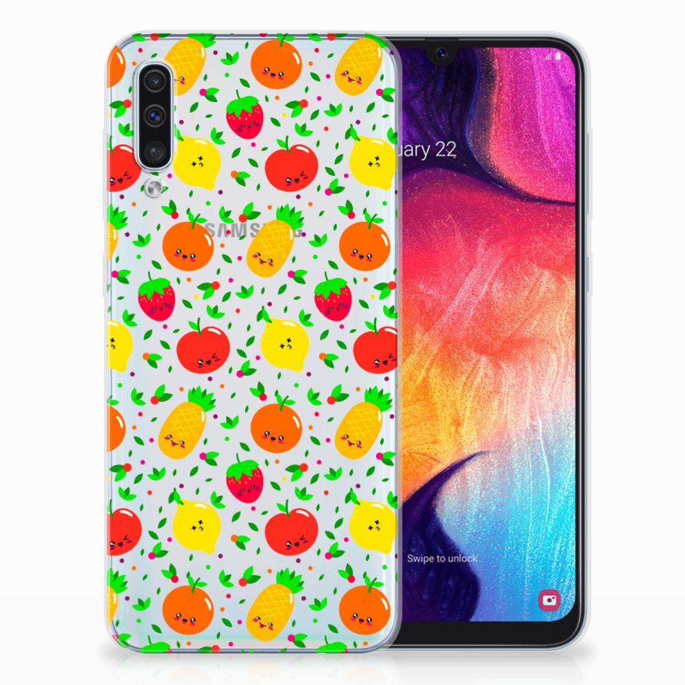 Samsung Galaxy A50 Siliconen Case Fruits