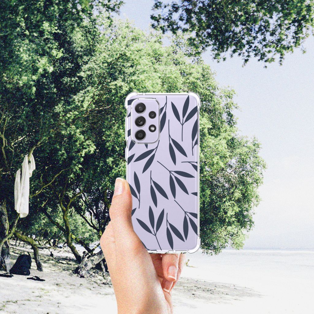 Samsung Galaxy A33 Case Leaves Blue B2C Telecom