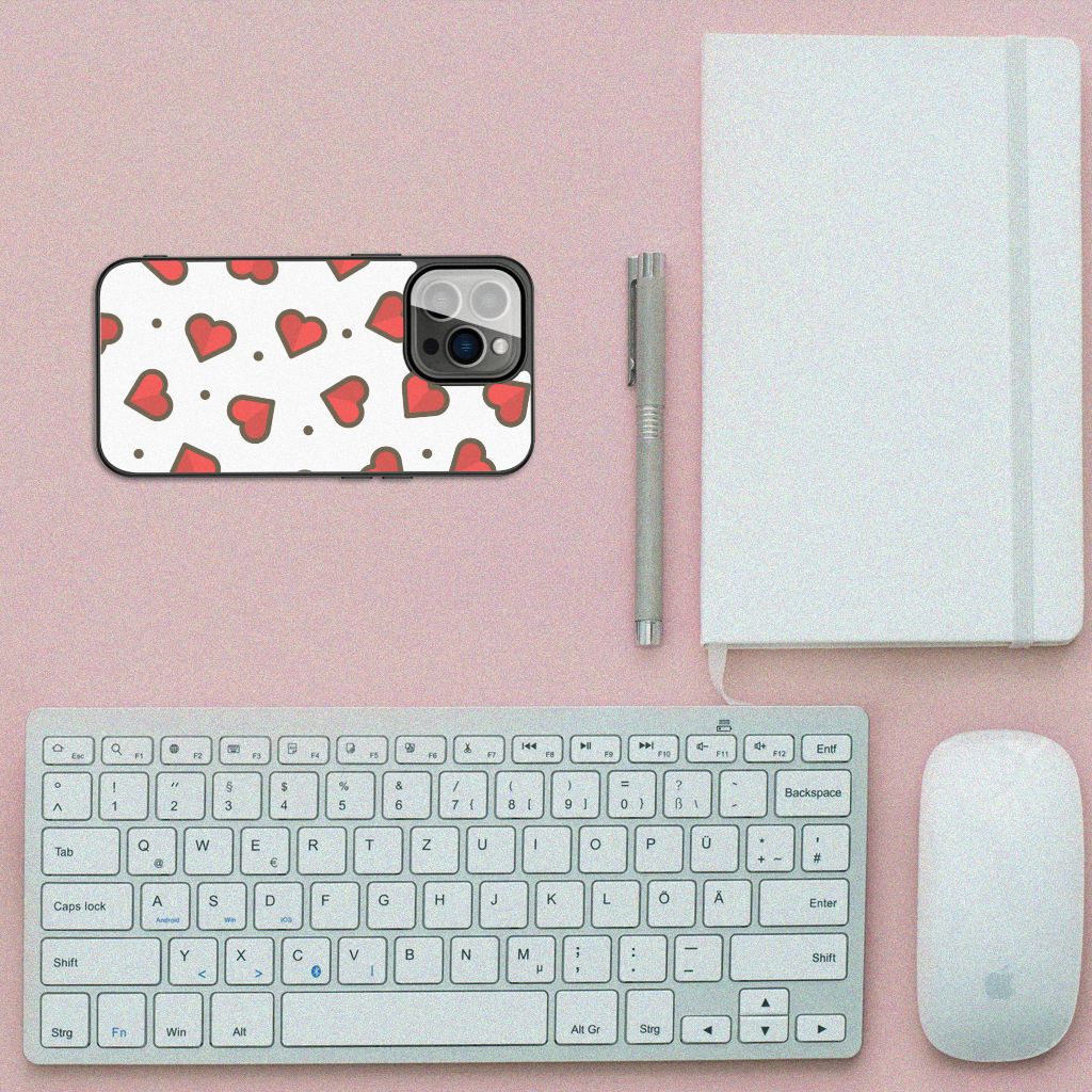 iPhone 13 Pro Back Case Hearts B2C Telecom