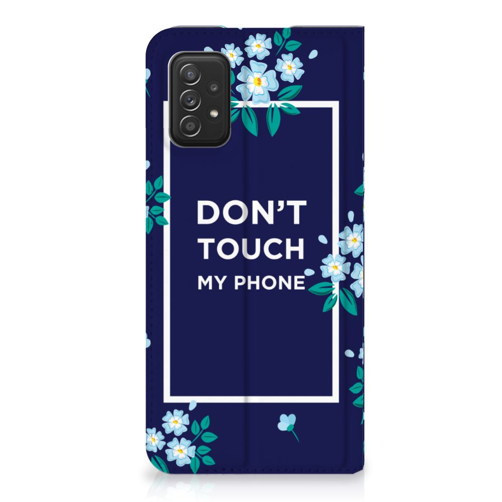 Samsung Galaxy A03s Design Case Flowers Blue DTMP - B2C Telecom