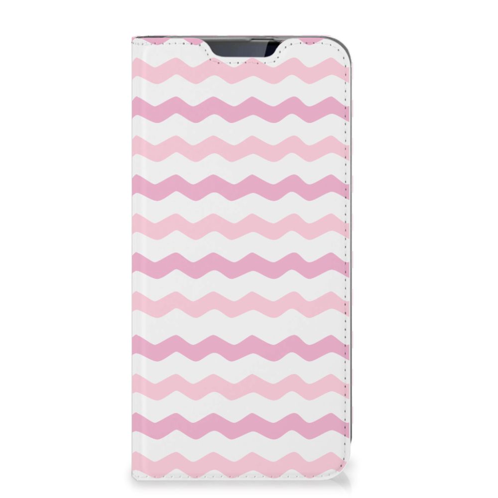 Samsung Galaxy A60 Hoesje met Magneet Waves Roze