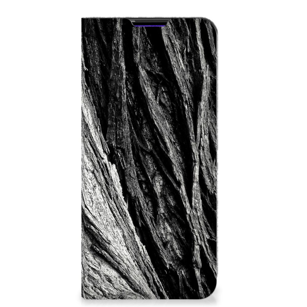 Book Wallet Case Samsung Galaxy A03s Boomschors Grijs - B2C Telecom