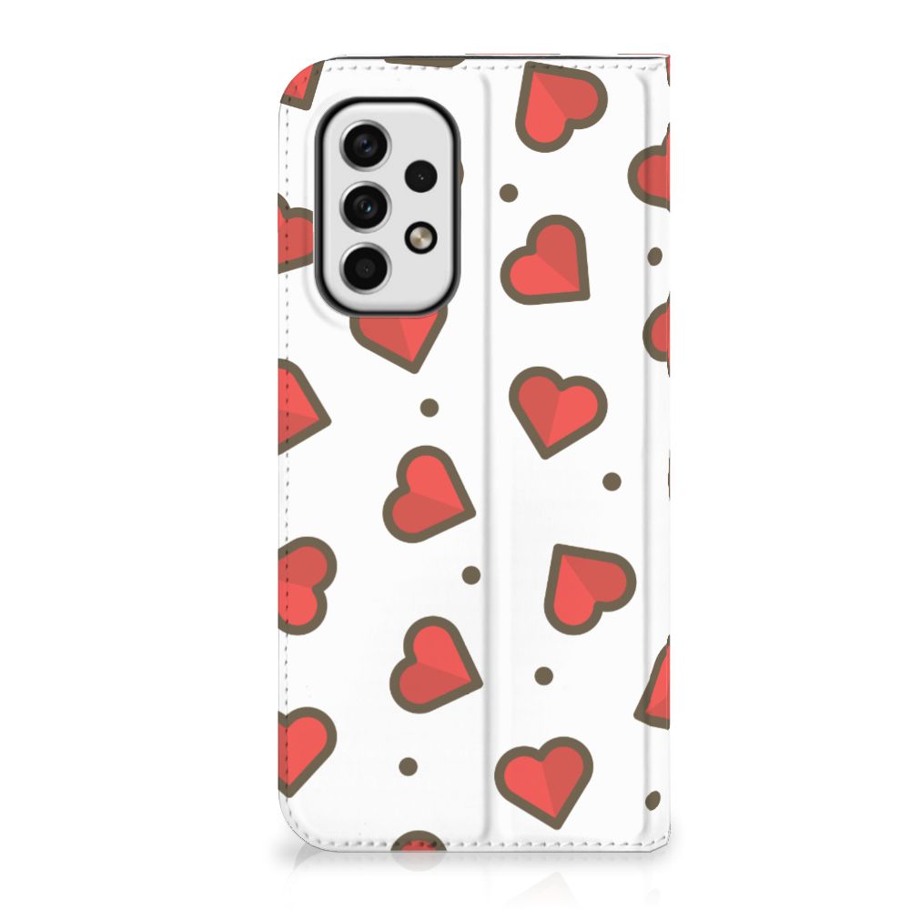 Samsung Galaxy A23 Hoesje met Magneet Hearts - B2C Telecom