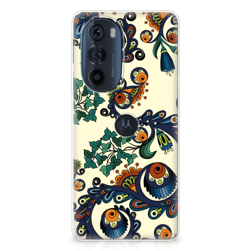 Siliconen Hoesje Motorola Edge 30 Pro Barok Flower B2C Telecom