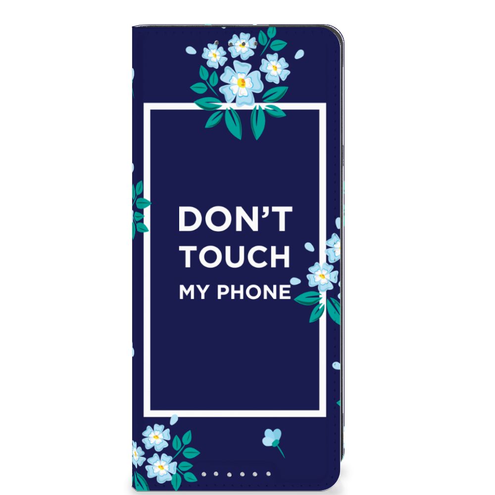 Sony Xperia 5 V Design Case Flowers Blue DTMP