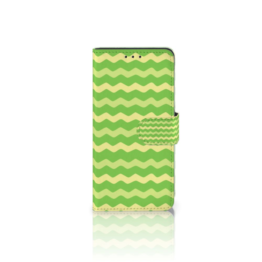 Huawei P40 Telefoon Hoesje Waves Green