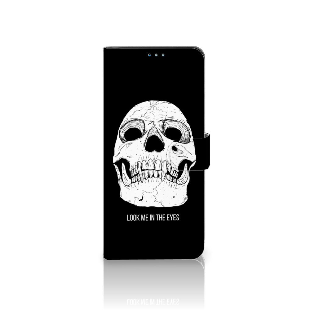 Telefoonhoesje met Naam Motorola Moto G9 Plus Skull Eyes