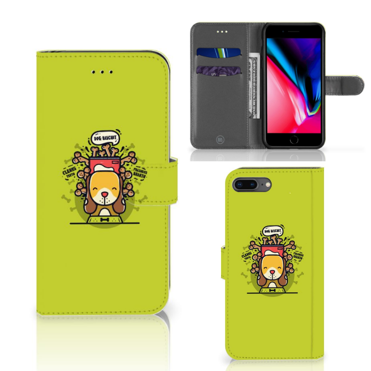 Apple iPhone 7 Plus | 8 Plus Leuk Hoesje Doggy Biscuit