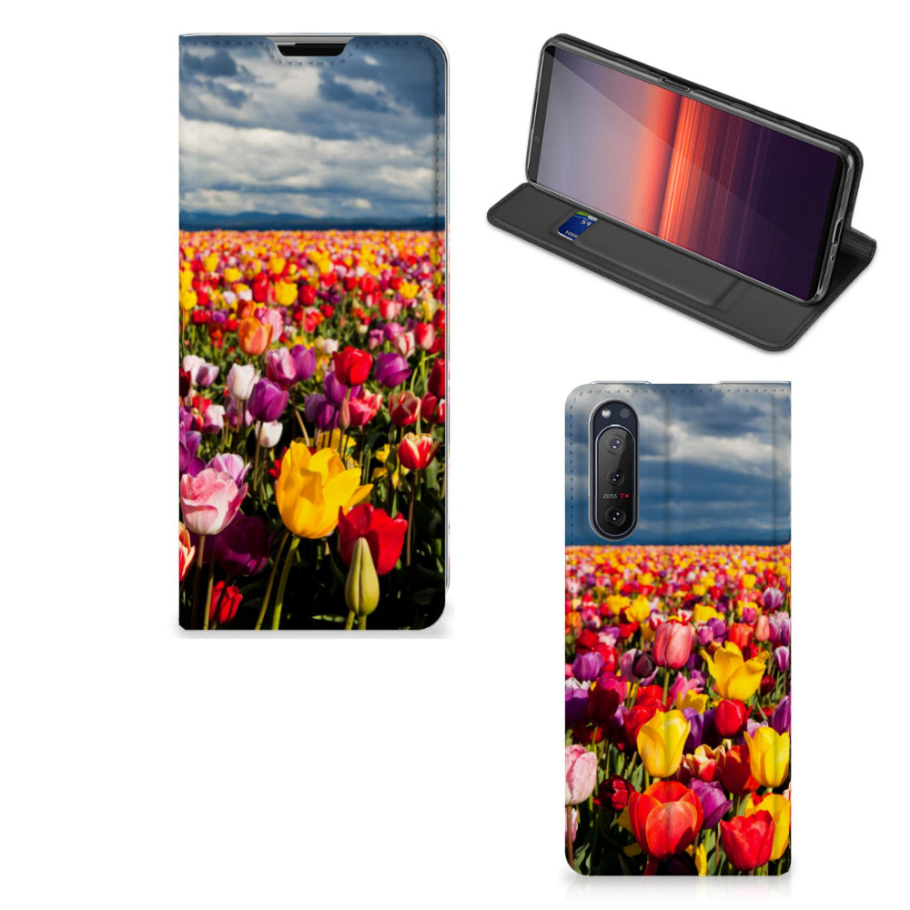 Sony Xperia 5 II Smart Cover Tulpen