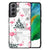 Samsung Galaxy S21FE Dierenprint Telefoonhoesje Flamingo Triangle