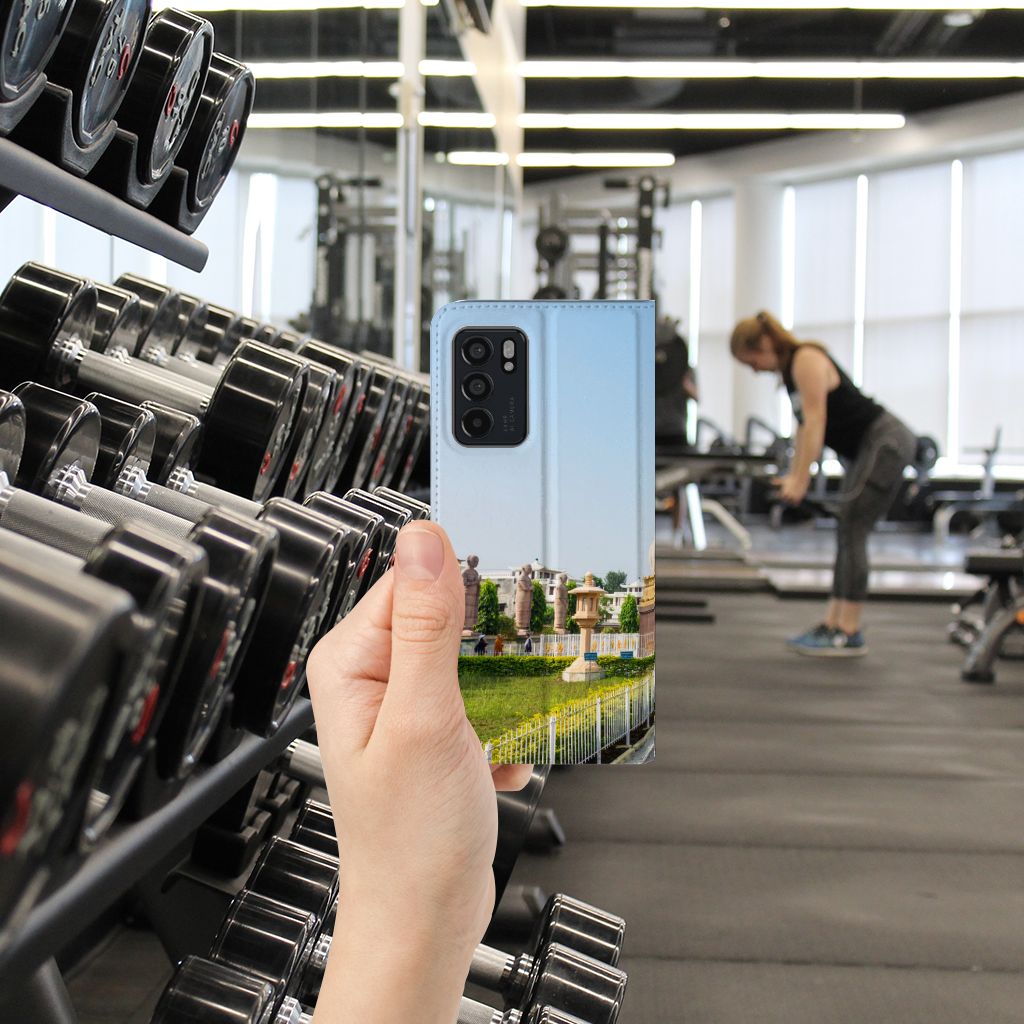 OPPO Reno6 5G Book Cover Boeddha - B2C Telecom