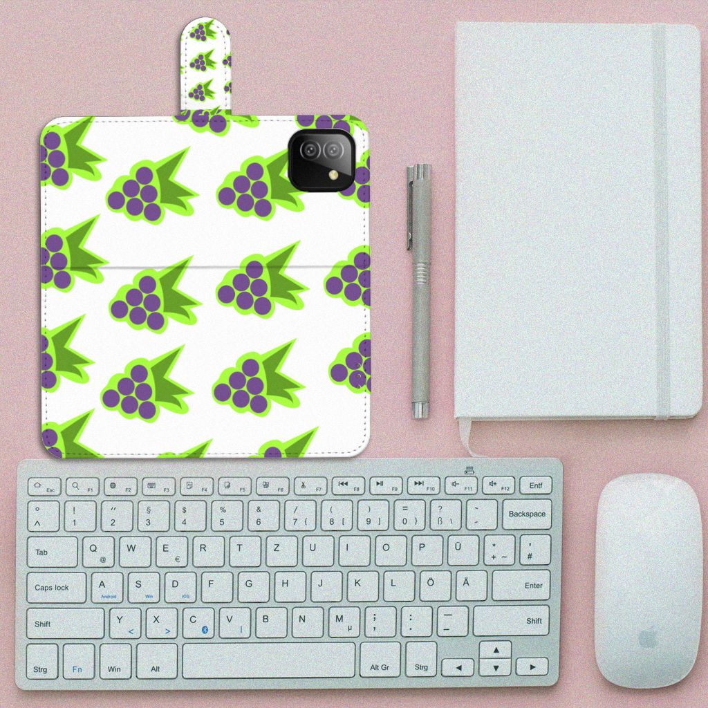 Samsung Galaxy A03 Book Cover Druiven