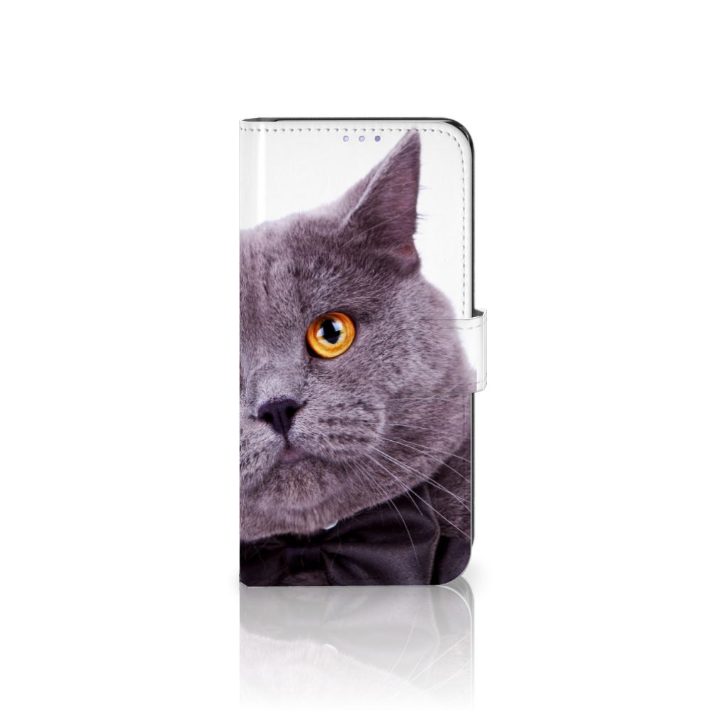 OPPO Find X3 Lite Telefoonhoesje met Pasjes Kat