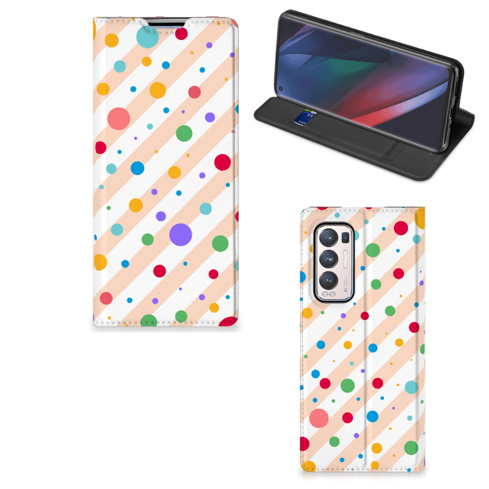 OPPO Find X3 Neo Hoesje met Magneet Dots - B2C Telecom