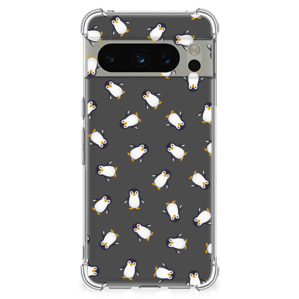 Doorzichtige Silicone Hoesje voor Google Pixel 8 Pro Pinguïn B2C Telecom