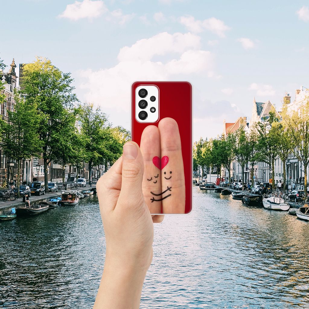 Samsung Galaxy A33 5G Silicone Back Cover Liefde - Origineel Romantisch Cadeau B2C Telecom