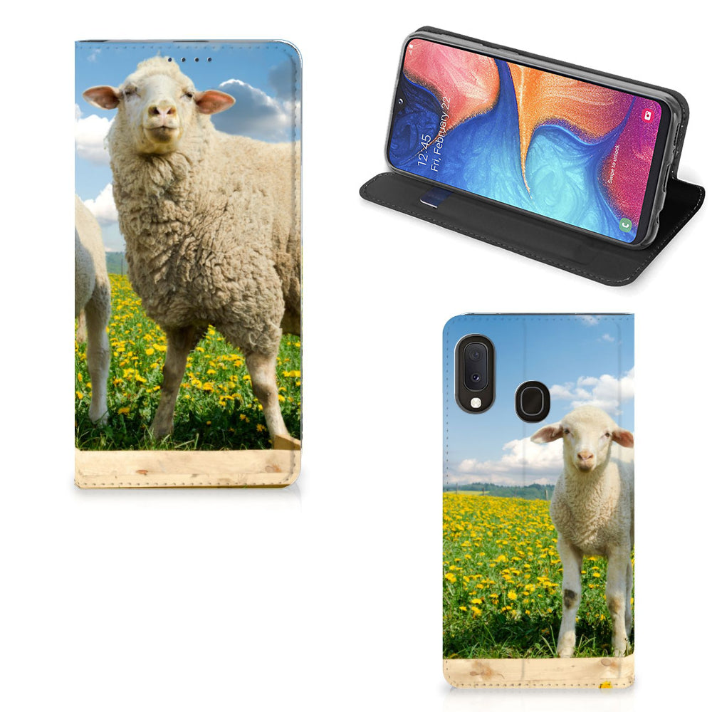 Samsung Galaxy A20e Hoesje maken Schaap en Lammetje