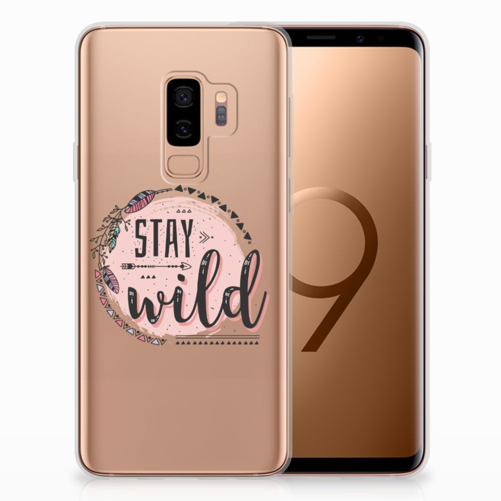 Samsung Galaxy S9 Plus Telefoonhoesje met Naam Boho Stay Wild