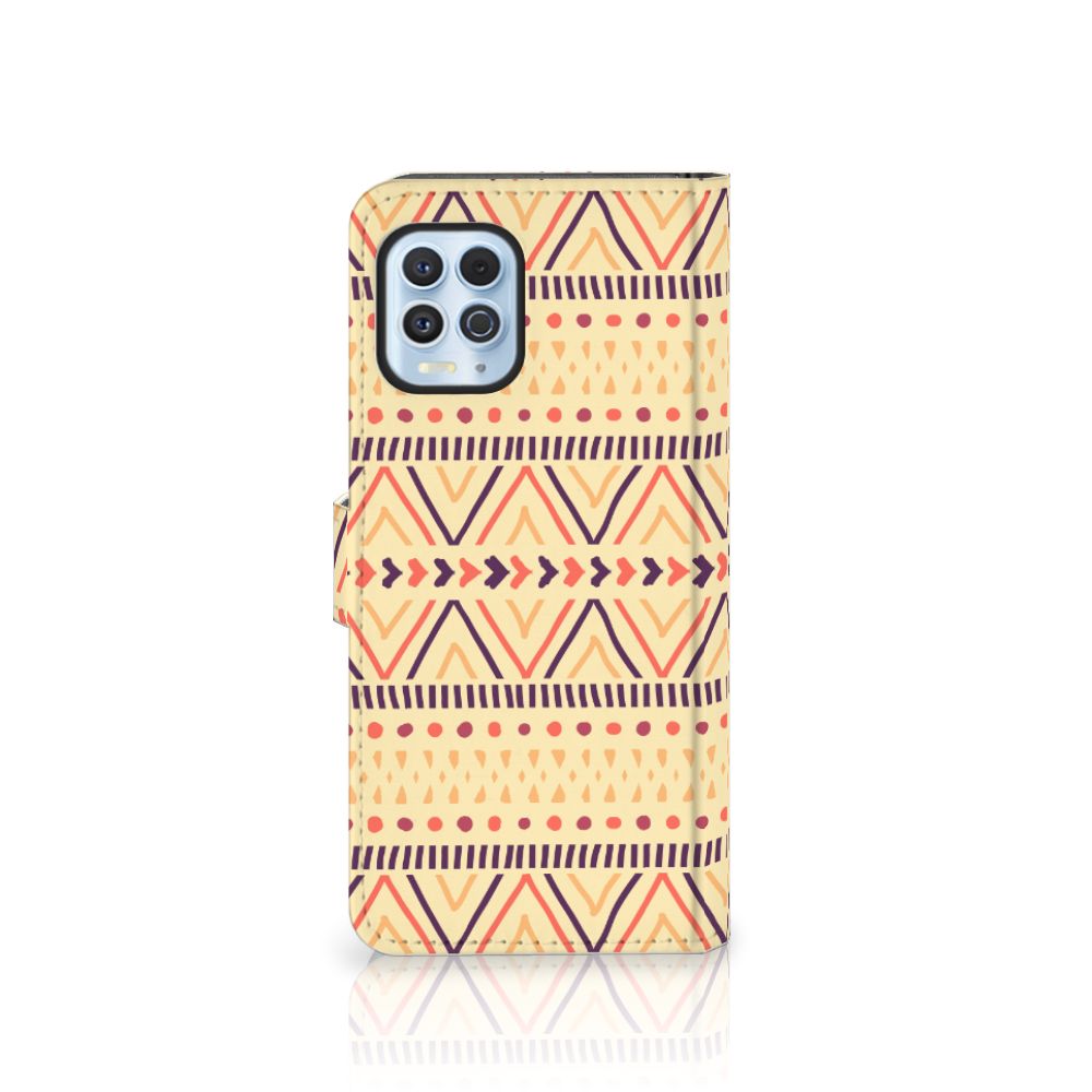 Motorola Moto G100 Telefoon Hoesje Aztec Yellow