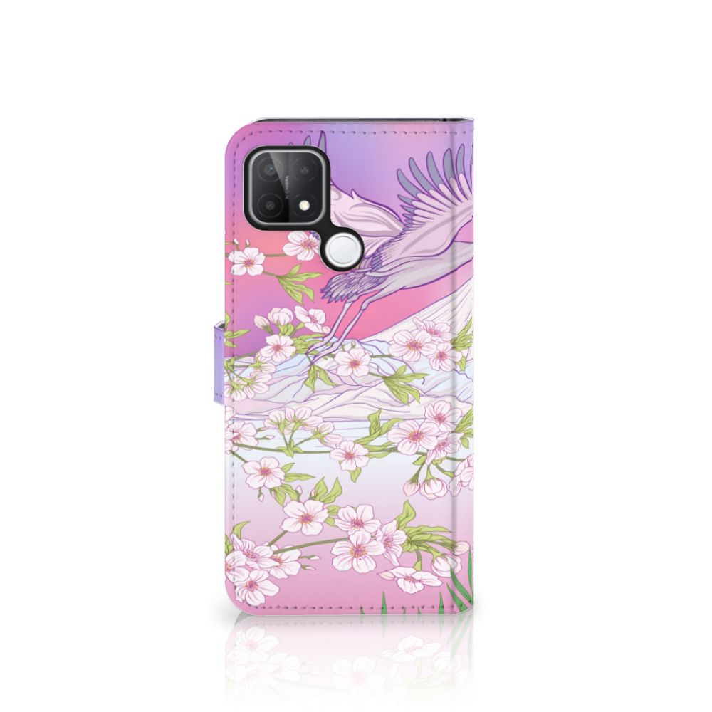 OPPO A15 Telefoonhoesje met Pasjes Bird Flying