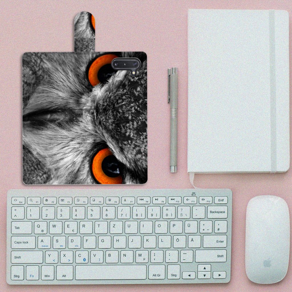 Samsung Galaxy Note 10 Telefoonhoesje met Pasjes Uil