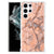 Samsung Galaxy S22 Ultra Anti-Shock Hoesje Marmer Oranje B2C Telecom