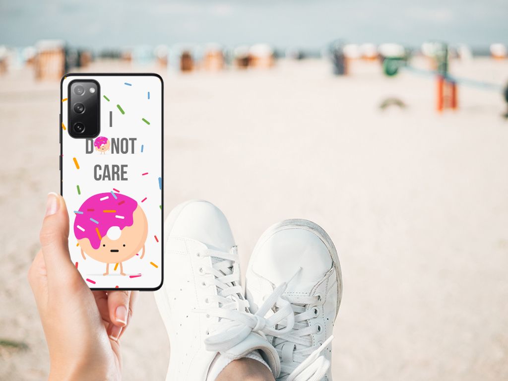 Samsung Galaxy S20 FE Back Cover Hoesje Donut Roze B2C Telecom