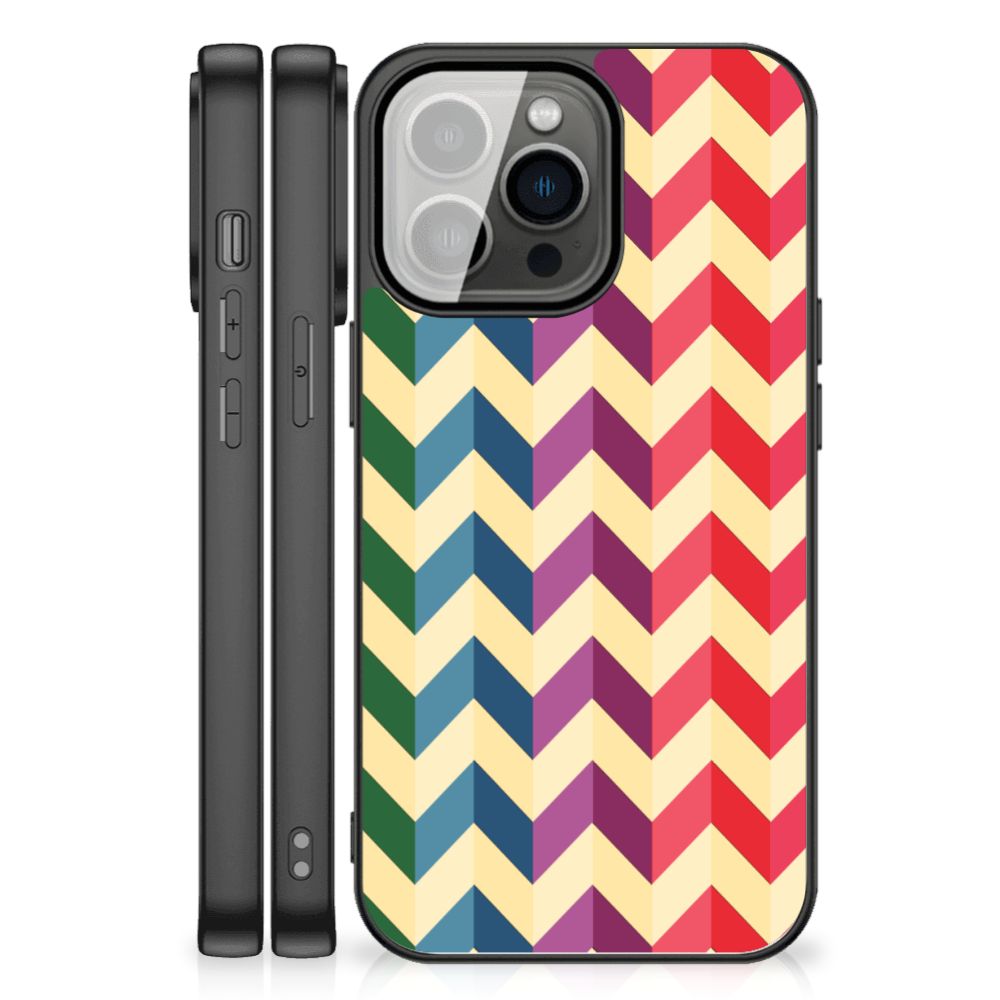 iPhone 13 Pro Max Back Case Zigzag Multi Color B2C Telecom