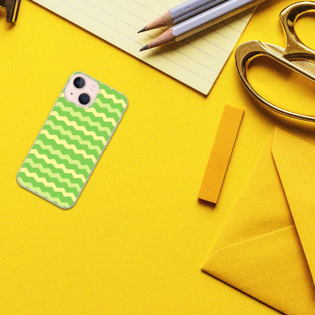 iPhone 13 mini TPU bumper Waves Green B2C Telecom