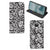 Nokia G10 | G20 Smart Cover Black Flowers