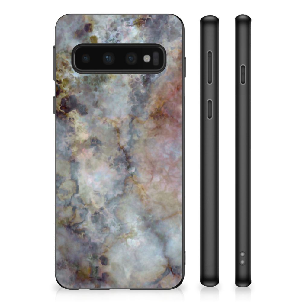 Samsung Galaxy S10 Gripcase Marmer Grijs
